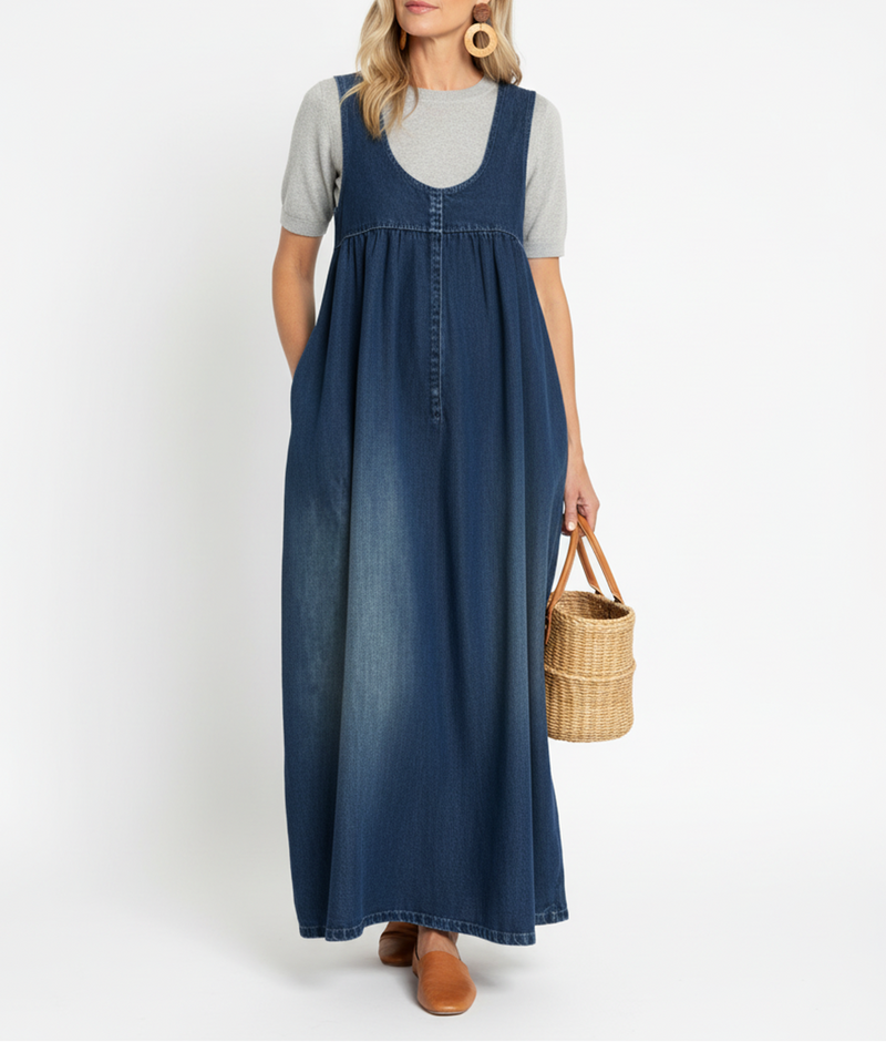KAREN | MONO LARGO DENIM DE EFECTO VINTAGE