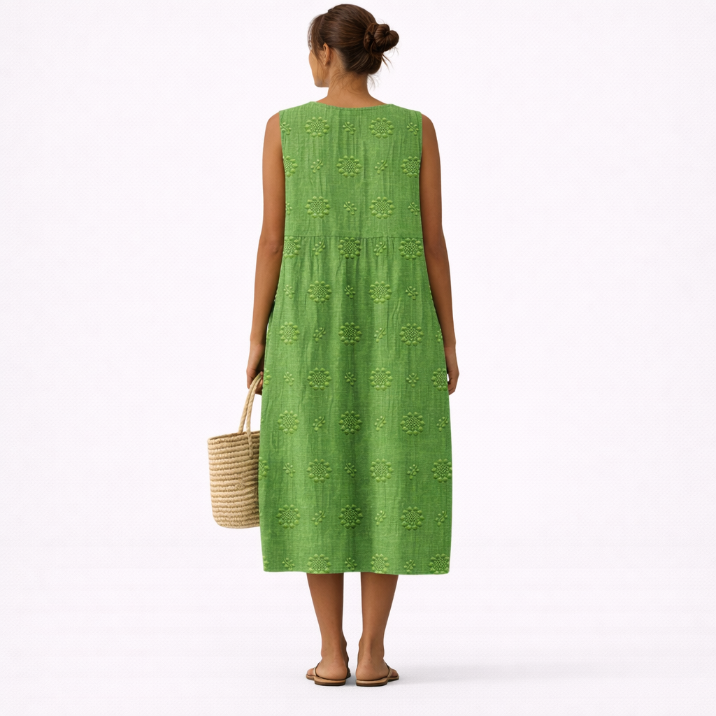 VESTIDO OLIVIA MIDI FLUIDO