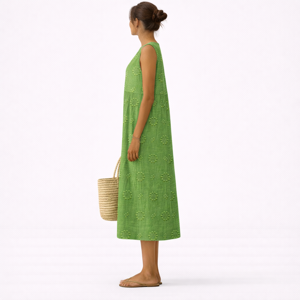 VESTIDO OLIVIA MIDI FLUIDO