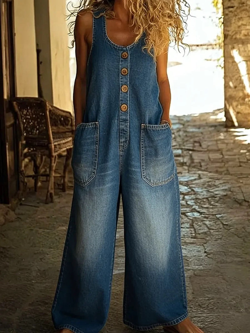 RUTH | MONO DENIM DE ALGODÓN EFECTO VINTAGE