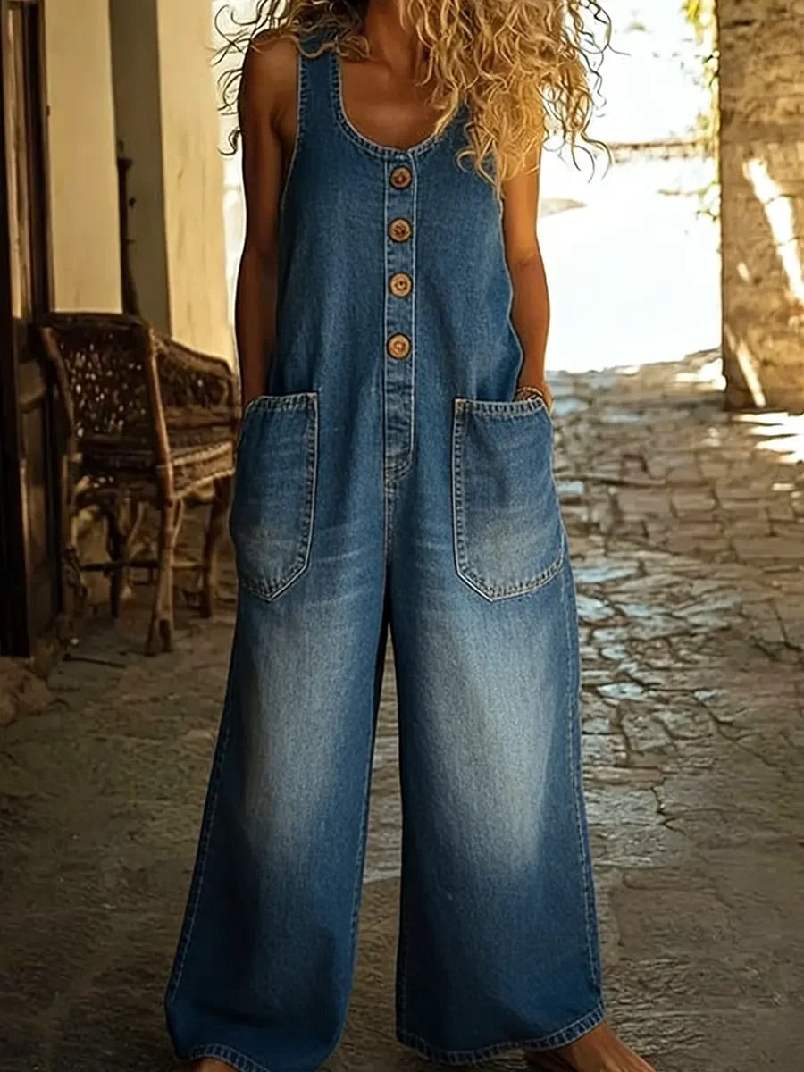 RUTH | MONO DENIM DE ALGODÓN EFECTO VINTAGE