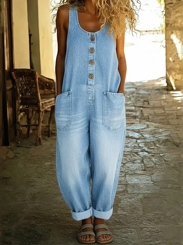RUTH | MONO DENIM DE ALGODÓN EFECTO VINTAGE