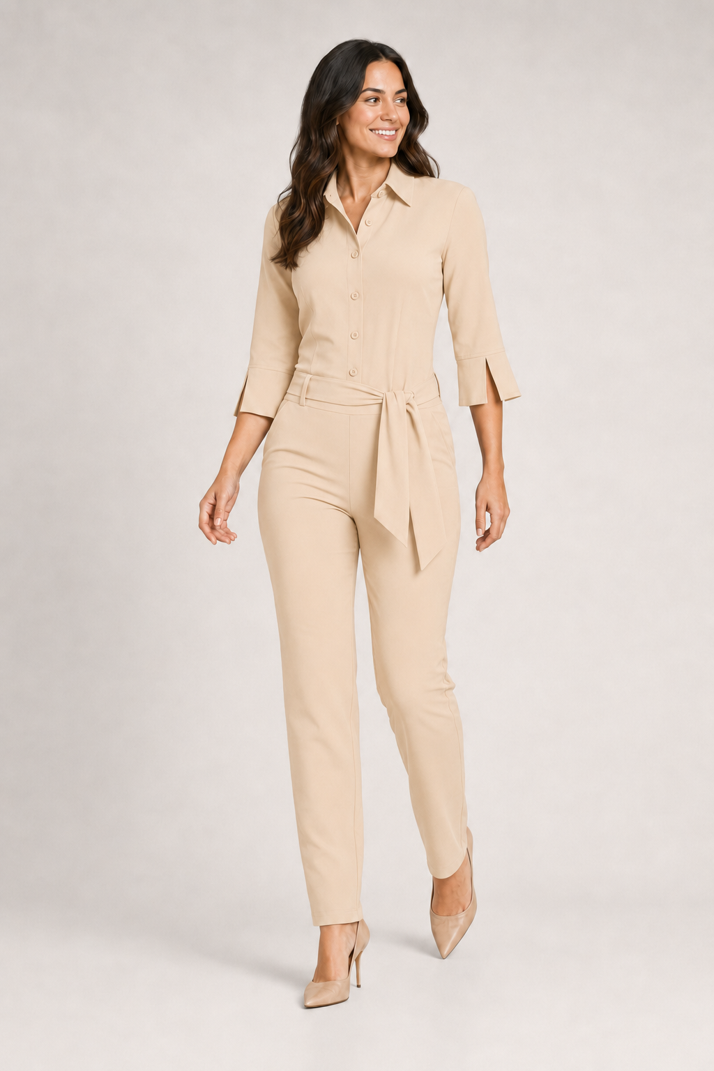SOFÍA | MONO ELEGANTE CON CINTURÓN